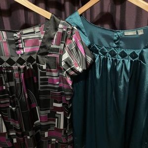 Set of 2 Apt 9 Women’s Short Sleeve Blouse